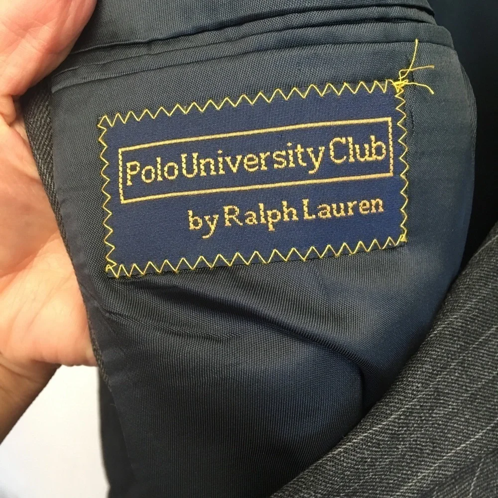 RL Ralph Lauren Virgin Wool Vintage Blazer Polo